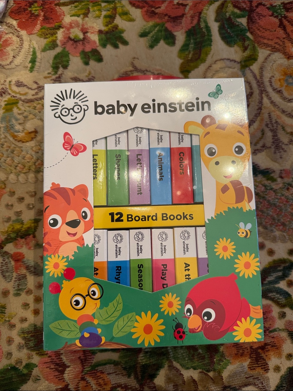 Baby Einstein 12-Book Board Book Set - Multicolor